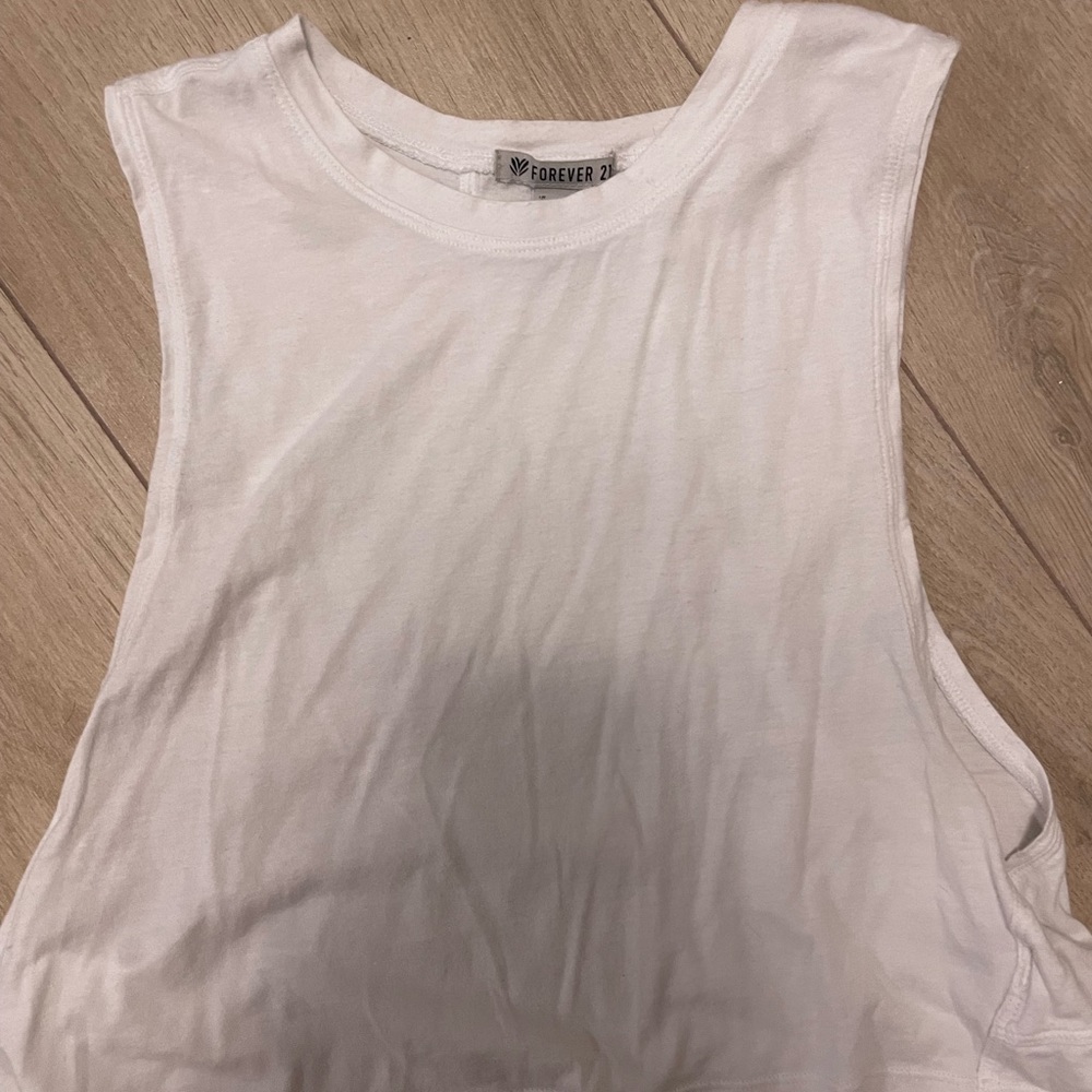 Teo shirts one from forever 21 small and one from peace love world small